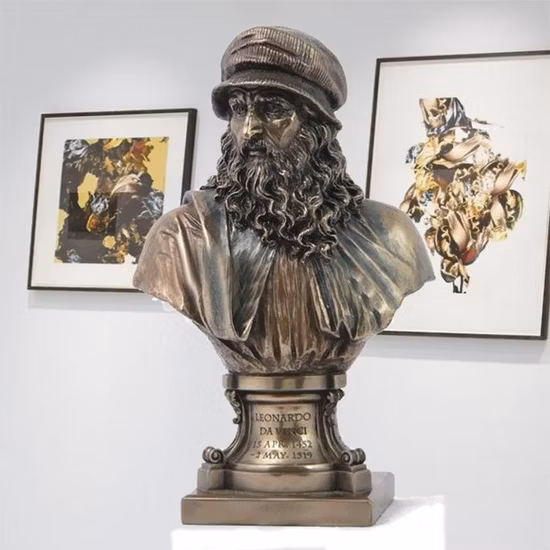 Berühmte Figur der Royale Louis XIV Bronzebüste