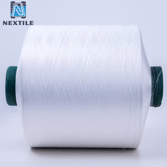  Polyester-DTY-Garn mit kationischem Melange-Heather-Effekt;  Polyester kationisches DTY/POY;  Kationisches Farbstoff-Polyestergarn CD+SD 75D/72f 100d/144f 150d/144f zum Stricken