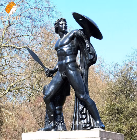 Garten und Museum Achilles-Statue Antike griechische Bronzefigur-Skulptur